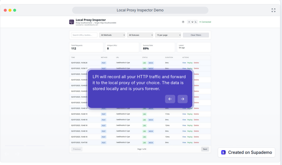 LPI Interface Preview - Click to start demo